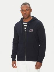 Tommy Hilfiger Bluza MW0MW39250 Granatowy Regular Fit. Niebieskie bluzy męskie Tommy Hilfiger, l, bez wzorów, z bawełny, bez ramiączek, bez kaptura. Za 299.99 zł.