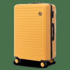 Walizka DUŻA Wings ABS+ COOT 28" Yellow. Żółte walizki damskie Wings, bez wzorów, z materiału, duże. Za 179.90 zł.