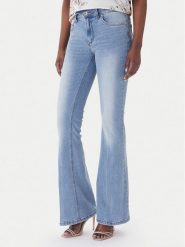 Liu Jo Jeansy UA6015 D0318 Niebieski Flare Fit. Niebieskie jeansy damskie Liu Jo, bez wzorów, z bawełny. Za 559.99 zł.