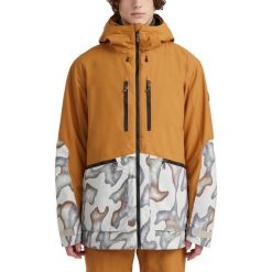 Kurtka narciarska męska O'NEILL Texture Jacket. Brązowe kurtki sportowe męskie O'Neill, na zimę, m, bez wzorów, z syntetyku, bez kaptura, narciarskie. Za 1,134.00 zł.