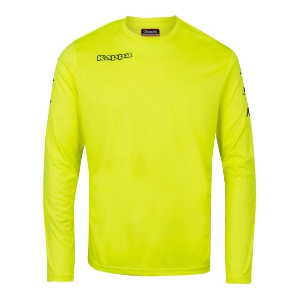 Koszulka bramkarska Kappa4soccer. Żółte bluzy męskie Kappa, xl, bez wzorów, sportowe, bez ramiączek, bez kaptura. Za 215.50 zł.
