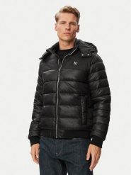 KARL LAGERFELD Kurtka zimowa 505023 563590 Czarny Regular Fit. Czarne kurtki męskie KARL LAGERFELD, na zimę, m, bez wzorów, z syntetyku, bez kaptura. Za 1,079.00 zł.