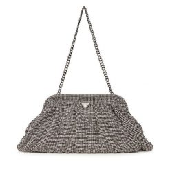Torebka Guess. Szare torebki do ręki damskie Guess, z aplikacjami, bez dodatków. Za 549.99 zł.