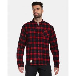Męska koszula flanelowa Kilpi FLANNY-M. Zielone koszule męskie Kilpi, m, bez wzorów, bez kołnierzyka, bez ramiączek. Za 207.23 zł.