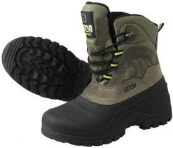 Buty śniegowce Delphin GATOR. Buty zimowe męskie Delphin, bez wzorów, bez obcasa, bez zapięcia. Za 301.07 zł.