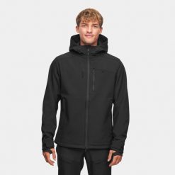 Kurtka męska softshell Membrana HDTX 8000mm Alpinus ASO. Czarne kurtki sportowe męskie Alpinus, m, bez wzorów, z softshellu, bez kaptura, trekkingowe. Za 279.00 zł.