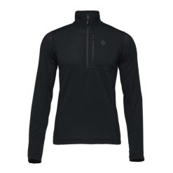 Polar zapinany do połowy Black Diamond Coefficient LT PO. Czarne bluzy sportowe męskie Black Diamond, m, bez wzorów, z polaru, bez kaptura, wspinaczkowe. Za 510.65 zł.
