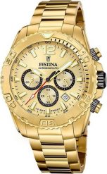 Zegarek męski Festina F20684-1 złoty. Żółte zegarki męskie Festina, bez wzorów, złote. Za 1,413.05 zł.