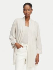 Marella Komplet top i kardigan Alca 2615931012 Szary Regular Fit. Szare kardigany damskie Marella, l, bez wzorów, z wiskozy, bez kołnierzyka. Za 589.99 zł.