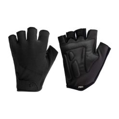 Rękawiczki rowerowe męskie Rogelli Essential. Czarne rękawiczki męskie Rogelli, bez wzorów. Za 88.00 zł.