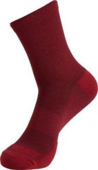 Specialized skarpety męskie Garnet red, za kostkę, rozmiary 36-48. Czerwone skarpety męskie SPECIALIZED, bez wzorów. Za 240.95 zł.