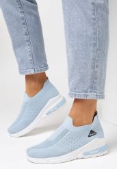 Jasnoniebieskie Buty Sportowe Artista. Niebieskie obuwie sportowe damskie Born2be, z aplikacjami, bez zapięcia. Za 39.99 zł.