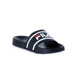 Klapki męskie Fila Morro Bay Slipper. Białe klapki męskie Fila, bez wzorów, z materiału, bez zapięcia. Za 79.00 zł.