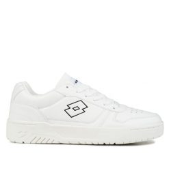 Buty, trampki męskie sportowe Lotto GROOVN. Białe trampki męskie Lotto, bez wzorów, sportowe, bez zapięcia. Za 109.00 zł.