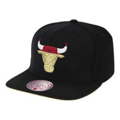Czapka z daszkiem Mitchell & Ness NBA Chicago Bulls Snapback 6HSSMM19489-CBUBLCK. Czarne czapki damskie Mitchell & Ness, bez wzorów, sportowe. Za 109.00 zł.
