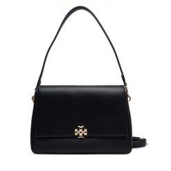 Torebka Tory Burch. Czarne listonoszki damskie Tory Burch, bez wzorów, bez dodatków. Za 2,639.00 zł.
