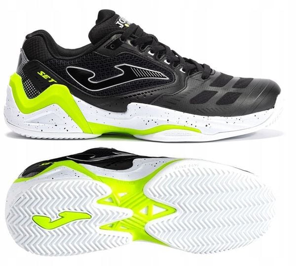 Joma Set Men 2501 TSETW2501AC Czarne 40. Czarne buty sportowe męskie Joma, bez wzorów, bez zapięcia. Za 239.19 zł.