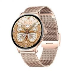 Smartwatch Colmi V89 (stal nierdzewna złoty). Żółte zegarki smartwatch Colmi, bez wzorów. Za 149.00 zł.