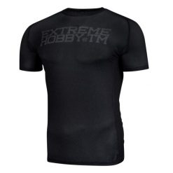 Koszulka Techniczna Sportowa Męska EXTREME HOBBY TRACE. Czarne koszulki sportowe męskie EXTREME HOBBY, m, bez wzorów, z elastanu, bez ramiączek, do biegania. Za 149.00 zł.