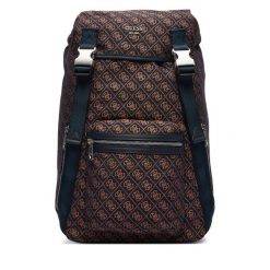 Plecak Guess. Niebieskie plecaki męskie Guess, z aplikacjami, sportowe. Za 584.99 zł.
