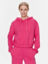 Guess Bluza Eleanora V4RQ09 KC5O0 Różowy Regular Fit. Czerwone bluzy damskie Guess, m, z aplikacjami, z bawełny, bez ramiączek, bez kaptura. Za 199.99 zł.