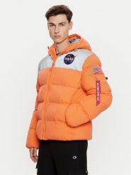 Alpha Industries Kurtka zimowa 148135 Pomarańczowy Regular Fit. Brązowe kurtki męskie Alpha Industries, na zimę, m, bez wzorów, z syntetyku, bez kaptura. Za 819.99 zł.