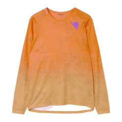 Dżersej z długim rękawem Endura SingleTrack Print. Brązowe bluzy męskie ENDURA, bez wzorów, z dżerseju, sportowe, bez ramiączek, bez kaptura. Za 249.99 zł.