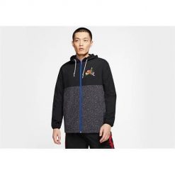 Kurtka uniwersalna męska Nike Air Jordan Classics. Czarne kurtki męskie Nike, m, bez wzorów, z syntetyku, klasyczne, z kapturem. Za 399.00 zł.