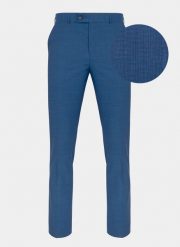 PAKO LORENTE – Spodnie męskie garniturowe P21SP-6G-056-N. Niebieskie eleganckie spodnie męskie Pako Lorente, na lato, m, bez wzorów, z wełny. Za 159.99 zł.
