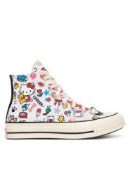 Converse Trampki Chuck 70 A17696C Kolorowy. Trampki i tenisówki damskie Converse, bez wzorów, z materiału, bez zapięcia. Za 469.99 zł.