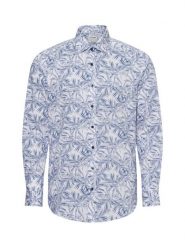 Olymp Level Five koszula biznesowa - dopasowana do ciała Mężczyźni Slim Fit Bawełna niebieski|biały, 42. Białe koszule męskie OLYMP Level Five, m, bez wzorów, z bawełny, biznesowe, bez kołnierzyka, bez ramiączek. Za 329.95 zł.