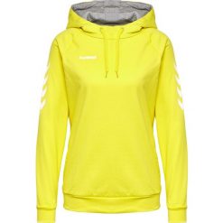 Bluza do piłki ręcznej damska Hummel hml GO z kapturem. Żółte bluzy damskie Hummel, s, bez wzorów, eleganckie, bez ramiączek, z kapturem. W wyprzedaży za 180.00 zł.