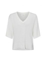 Msch Copenhagen sweter z dzianiny - Rachelle Kobiety wiskoza biały, M/L. Białe swetry nierozpinane damskie MSCH Copenhagen, l, bez wzorów, z dzianiny, bez kołnierzyka, bez ramiączek. Za 249.95 zł.