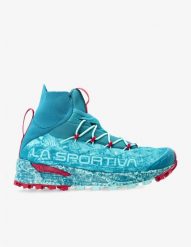 Buty trailowe damskie La Sportiva Uragano GTX - crystal/cerise. Czerwone obuwie sportowe damskie NoName, bez wzorów, bez zapięcia. Za 1,125.01 zł.