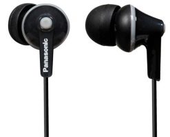 Panasonic RP-HJE125 Czarne. Czarne słuchawki dokanałowe PANASONIC. Za 49.00 zł.