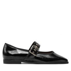 Baleriny Balagan. Czarne balerinki damskie BALAGAN, bez wzorów, bez obcasa, bez zapięcia. Za 419.99 zł.