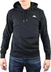Kappa Czarny XXL. Czarne bluzy męskie Kappa, m, bez wzorów, bez ramiączek, bez kaptura. Za 123.86 zł.