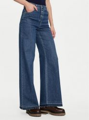 Please Jeansy P3A8BQ2NRH Niebieski Regular Fit. Niebieskie jeansy damskie Please, bez wzorów, z bawełny. Za 289.99 zł.