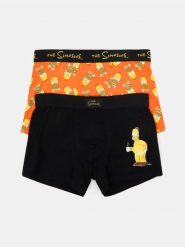 Bawełniane bokserki classic 2 pack The Simpsons - wielobarwny. Bokserki męskie Sinsay, bez wzorów, z bawełny. Za 29.99 zł.