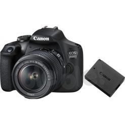Canon EOS 2000D + EF-S 18-55mm f/3,5-5.6 IS II + LP-E10- szybka wysyłka! - Raty 20 x 95,95 zł - Raty do 20x0%. Lustrzanki cyfrowe Canon. Za 1,919.00 zł.