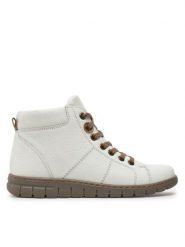 Go Soft Trzewiki CEO-WI23-GHANA-03B Beżowy. Brązowe botki damskie GO SOFT, bez wzorów, ze skóry, bez obcasa, na płaskiej podeszwie, bez zapięcia. Za 169.99 zł.