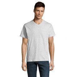 Koszulka Unisex Dla Dorosłych Victory Heather V Neck. Szare bluzki damskie SOL'S, m, bez wzorów, sportowe, bez kołnierzyka, bez ramiączek. Za 43.99 zł.