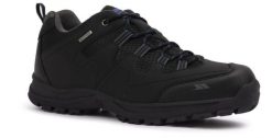 Buty trekkingowe Trespass Finley Low Cut Męskie Czarno-Niebieskie. Czarne trekkingi męskie Trespass, bez zapięcia. Za 273.85 zł.
