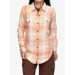Koszula turystyczna damska Kavu Billie Jean. Brązowe koszule damskie KAVU, bez wzorów, casualowe, bez kołnierzyka, bez ramiączek. Za 192.99 zł.