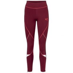 Damskie legginsy Kari Traa Louise 2.0. Czerwone legginsy damskie Kari Traa, bez wzorów. W wyprzedaży za 332.80 zł.