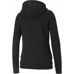 Damska rozpinana bluza z kapturem Essentials PUMA Black. Czarne bluzy damskie Puma, s, bez wzorów, eleganckie, bez ramiączek, z kapturem. Za 200.00 zł.