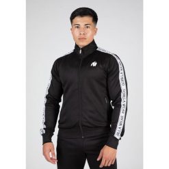 Delaware Kurtka dresowa - Czarny. Czarne kurtki męskie GORILLA WEAR, m, bez wzorów, z dresówki, sportowe, bez kaptura. Za 319.00 zł.