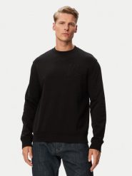 KARL LAGERFELD Bluza 705022 563900 Czarny Regular Fit. Czarne bluzy męskie KARL LAGERFELD, m, bez wzorów, z bawełny, bez ramiączek, bez kaptura. Za 569.99 zł.