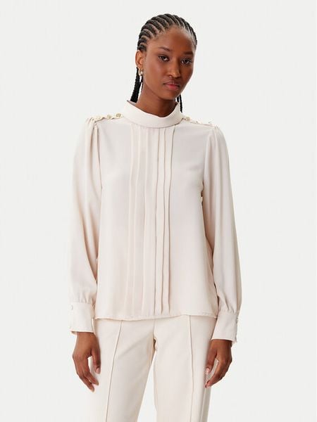 Artigli Bluzka ACBL003228 Écru Regular Fit. Bluzki damskie Artigli, bez wzorów, z syntetyku, bez kołnierzyka, bez ramiączek. Za 219.99 zł.