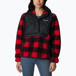 Bluza damska Columbia Sweet View Fleece Hooded. Czarne bluzy damskie Columbia, bez wzorów, sportowe, bez ramiączek, bez kaptura. Za 289.99 zł.